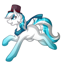 Size: 3921x3943 | Tagged: safe, artist:amazing-artsong, oc, oc only, oc:crystal, pony, clothes, female, hat, high res, mare, scarf, simple background, solo, top hat, transparent background