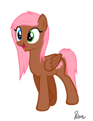 Size: 1000x1300 | Tagged: safe, artist:alexa0118, oc, oc only, oc:choco flitter, pegasus, pony, female, heterochromia, mare, simple background, solo, transparent background