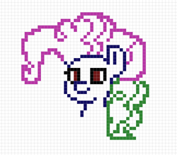 Size: 432x379 | Tagged: safe, pinkie pie, earth pony, pony, pony town, g4, female, pixel art, solo