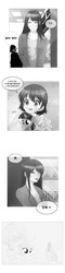 Size: 1100x4585 | Tagged: safe, artist:bluse, twilight sparkle, human, g4, 4koma, comic, female, grayscale, high res, korean, monochrome, plushie, translated in the comments, twilight sparkle plushie