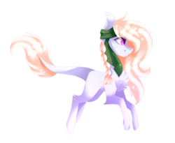 Size: 2773x2275 | Tagged: safe, artist:huirou, oc, oc only, oc:vera, earth pony, pony, bandana, chest fluff, female, high res, mare, simple background, solo, transparent background