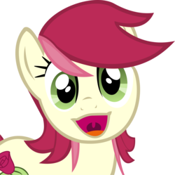 Size: 9988x9933 | Tagged: safe, artist:cyanlightning, roseluck, earth pony, pony, g4, .svg available, absurd resolution, cute, faic, female, looking at you, show accurate, simple background, solo, transparent background, vector