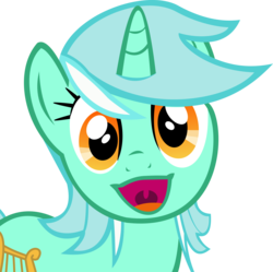 Size: 11215x11153 | Tagged: safe, artist:cyanlightning, lyra heartstrings, pony, g4, .svg available, absurd resolution, cute, faic, female, looking at you, simple background, solo, transparent background, uvula, vector