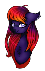 Size: 309x487 | Tagged: safe, artist:symphstudio, oc, oc only, oc:evening cloud, earth pony, pony, female, mare, simple background, solo, white background