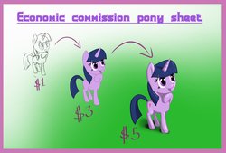 Size: 1088x735 | Tagged: safe, artist:stratodraw, twilight sparkle, pony, unicorn, g4, commission, price sheet