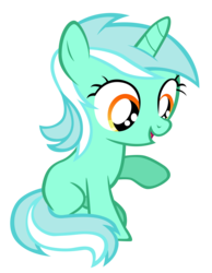 Size: 7000x9037 | Tagged: safe, artist:tardifice, lyra heartstrings, pony, amending fences, g4, absurd resolution, blank flank, cute, female, filly, filly lyra, looking down, lyrabetes, open mouth, raised hoof, simple background, sitting, smiling, solo, transparent background, vector, younger