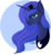 Size: 1024x1103 | Tagged: safe, artist:sketchorange, princess luna, pony, g4, female, solo