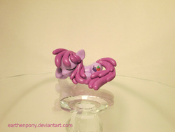 Size: 1000x750 | Tagged: safe, artist:earthenpony, berry punch, berryshine, earth pony, pony, g4, craft, female, photo, sculpture, sleeping, solo, traditional art