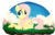 Size: 300x193 | Tagged: safe, artist:lilapudelpony, fluttershy, pegasus, pony, g4, cute, female, grass, looking away, pixel art, prone, shyabetes, solo