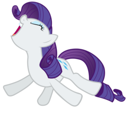 Size: 7400x7000 | Tagged: safe, artist:tardifice, screencap, rarity, earth pony, pony, g4, the gift of the maud pie, absurd resolution, animation error, behaving like pinkie pie, earth pony rarity, excitement, eyes closed, female, flailing, hornless unicorn, missing horn, open mouth, simple background, solo, transparent background