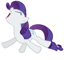 Size: 7400x7000 | Tagged: safe, artist:tardifice, screencap, rarity, earth pony, pony, g4, the gift of the maud pie, absurd resolution, animation error, behaving like pinkie pie, earth pony rarity, excitement, eyes closed, female, flailing, hornless unicorn, mare, missing horn, open mouth, simple background, solo, transparent background