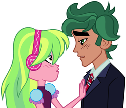 Size: 1796x1544 | Tagged: safe, artist:themexicanpunisher, lemon zest, timber spruce, equestria girls, g4, crack shipping, male, shipping, straight, timberzest