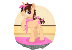 Size: 500x350 | Tagged: safe, artist:lilapudelpony, oc, oc only, oc:think pink, pony, unicorn, looking at you, pixel art, solo