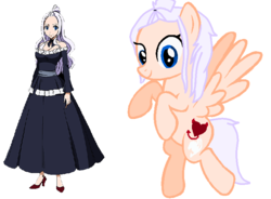 Size: 750x552 | Tagged: safe, artist:pawsofponies, pony, cute, cutie mark, fairy tail, flying, mirajane strauss, ponified, simple background, smiling, solo, spread wings, white background