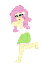 Size: 5484x8354 | Tagged: safe, artist:crade, artist:efk-san, edit, fluttershy, equestria girls, g4, absurd resolution, barefoot, blushing, feet, female, simple background, solo, trace, transparent background