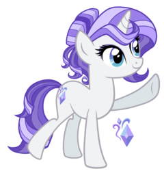 Size: 1800x1872 | Tagged: safe, artist:thecheeseburger, rarity, oc, oc only, oc:radiance, pony, unicorn, g4, alternate universe, female, mare, simple background, solo, transparent background