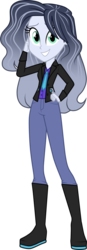 Size: 1079x3106 | Tagged: safe, artist:namyg, oc, oc only, oc:silver moon, equestria girls, g4, boots, clothes, equestria girls-ified, jeans, looking at you, pants, simple background, smiling, solo, transparent background