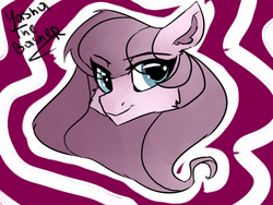 Size: 1400x1050 | Tagged: safe, artist:yashathebasher, oc, oc only, oc:veliar violence, pony, bust, portrait, solo