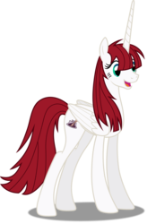 Size: 3479x5000 | Tagged: safe, artist:dashiesparkle, oc, oc only, oc:fausticorn, alicorn, pony, .svg available, absurd resolution, cutie mark, lauren faust, simple background, smiling, solo, transparent background, vector