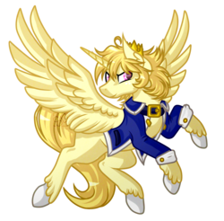 Size: 3856x3791 | Tagged: safe, artist:amazing-artsong, oc, oc only, oc:prince lionel, alicorn, pony, alicorn oc, clothes, high res, male, simple background, solo, stallion, transparent background