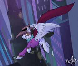 Size: 1500x1284 | Tagged: safe, artist:autumntea, oc, oc only, oc:wing, darkwing duck