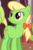 Size: 290x440 | Tagged: safe, screencap, apple munchies, earth pony, pony, g4, my little pony: friendship is magic, the last roundup, apple family member, background pony, bow, cropped, female, hair bow, mare, munchabetes, smiling, solo