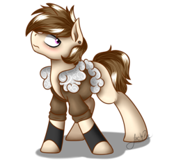 Size: 1250x1170 | Tagged: safe, artist:jack-pie, oc, oc only, oc:sofia hernandez, earth pony, pony, clothes, commission, signature, solo