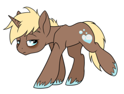 Size: 2000x1517 | Tagged: safe, artist:asklevee, oc, oc only, pony, unicorn, commission, solo, tired