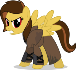Size: 871x802 | Tagged: safe, artist:mlp-trailgrazer, oc, oc only, oc:mach speed, pony, angry, cloak, clothes, request, simple background, solo, transparent background