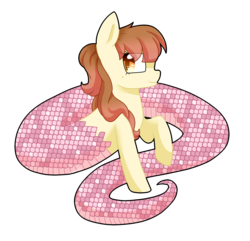Size: 2033x1957 | Tagged: safe, artist:cloureed, oc, oc only, oc:eidolon karen, hybrid, lamia, original species, pony, ponyfinder, dungeons and dragons, pen and paper rpg, rpg, scales, simple background, solo, transparent background, unmoving plaid