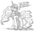 Size: 1200x1153 | Tagged: safe, artist:flutterthrash, princess celestia, alicorn, pony, g4, apocalypse now, bullet, dialogue, featured image, female, full metal jacket, grayscale, helmet, lidded eyes, looking at you, mare, monochrome, movie quote, movie reference, open mouth, simple background, smiling, smirk, solo, war, white background