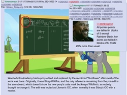 Size: 768x575 | Tagged: safe, edit, edited screencap, screencap, rainbow dash, whiplash, pony, g4, wonderbolts academy, /mlp/, 20% cooler, 4chan, 4chan screencap, chalkboard, sibsy, text