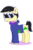 Size: 2000x3000 | Tagged: safe, artist:saveraedae, pony, crossover, high res, karamatsu, looking at you, osomatsu-san, ponified, simple background, solo, style emulation, sunglasses, transparent background