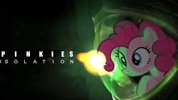 Size: 1920x1080 | Tagged: safe, artist:dapurpleheart, pinkie pie, earth pony, pony, g4, alien: isolation, crossover, female, nose wrinkle, solo
