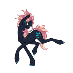 Size: 1024x1024 | Tagged: safe, artist:basykail, oc, oc only, earth pony, pony, female, fit, mare, simple background, slender, solo, thin, transparent background