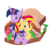 Size: 2000x2000 | Tagged: safe, artist:yinglung, sci-twi, sunset shimmer, twilight sparkle, pony, unicorn, equestria girls, g4, blt, equestria girls ponified, food, glasses, high res, ponies in food, ponified, sandwich, simple background, sunset shimmer dressing up as food, transparent background, trio, twilight sparkle (alicorn), twolight, unicorn sci-twi