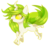 Size: 4064x3764 | Tagged: safe, artist:sorasku, oc, oc only, oc:melody swiftsong, changeling, albino changeling, blushing, changeling oc, female, green changeling, high res, mare, open mouth, running, simple background, smiling, solo, transparent background, walking, white changeling