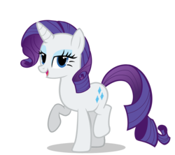 Size: 6641x5899 | Tagged: safe, artist:retropony, rarity, pony, g4, absurd resolution, female, simple background, solo, transparent background, vector