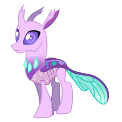 Size: 2000x2000 | Tagged: dead source, safe, artist:strangerdragos, starlight glimmer, changedling, changeling, g4, to where and back again, changedlingified, changelingified, female, frown, high res, looking at you, palette swap, recolor, simple background, solo, species swap, transparent background, vector