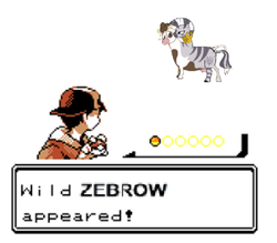 Size: 655x575 | Tagged: safe, daisy jo, zecora, cow, zebra, g4, conjoined, multiple heads, pokémon, trainer gold, two heads, udder, wat, what has science done, zebrow