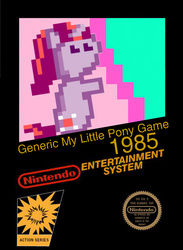 Size: 467x639 | Tagged: safe, artist:employeeamillion, twilight sparkle, pony, g4, 8-bit, 80s, box art, female, nintendo, nintendo entertainment system, retro, solo