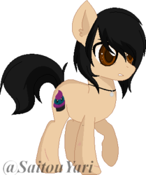 Size: 330x394 | Tagged: safe, artist:t-aroutachiikun, oc, oc only, oc:toasted pancake, earth pony, pony, base used, male, simple background, solo, stallion, transparent background