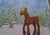 Size: 682x477 | Tagged: safe, artist:depresyjnyolowek, oc, oc only, pony, bubble, full background, male, random pony, sky, snow, solo, spruce tree, stallion, traditional art, tree