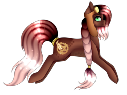 Size: 1600x1200 | Tagged: safe, artist:minelvi, oc, oc only, oc:sugar hooves, earth pony, pony, braid, earth pony oc, eyelashes, female, freckles, goggles, mare, signature, simple background, solo, transparent background