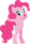 Size: 2413x3592 | Tagged: safe, artist:porygon2z, pinkie pie, pony, g4, bipedal, female, high res, hooves behind head, simple background, smiling, solo, transparent background, vector