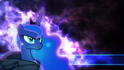 Size: 3840x2160 | Tagged: safe, artist:game-beatx14, artist:iphstich, princess luna, pony, g4, 4k, clothes, female, high res, hoodie, solo, wallpaper