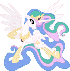 Size: 1775x1800 | Tagged: safe, artist:seahawk270, princess celestia, alicorn, pony, g4, fan series, female, guardians of harmony, mare, simple background, solo, toy, toy interpretation, transparent background, vector