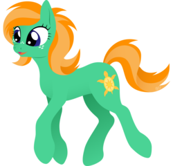 Size: 1024x985 | Tagged: safe, artist:gracewolf, oc, oc only, oc:sea shine, earth pony, pony, female, freckles, lineless, mare, simple background, solo, transparent background