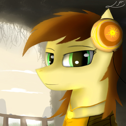 Size: 1600x1600 | Tagged: safe, artist:ssnerdy, oc, oc only, pony, bust, female, mare, portrait, solo