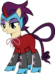 Size: 4378x5837 | Tagged: safe, artist:grypher, derpibooru exclusive, idw, high heel, pony, g4, absurd resolution, antagonist, clothes, female, high heels, idw showified, looking at you, mare, show accurate, simple background, solo, transparent background, vector, villainess